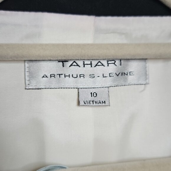 Tahari Arthur S. Levine Vintage Two Tone Blazer Skirt Suit Set Size 10 EUC - Picture 2 of 7